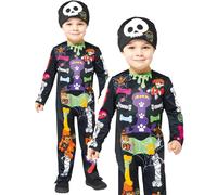 Paw Patrol Scheletro Halloween Bambini Costume Bambini Ragazze Età 1-6