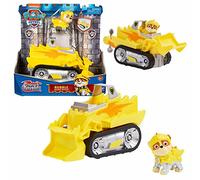Paw Patrol Selezione Veicoli Rescue Knights Auto Deluxe con Figure, Cifra:Rubble