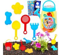 Paw Patrol Set da gioco per annaffiatoio per bambini, set da giardinaggio con vari strumenti giocattolo, adesivi e altro ancora | Paw Patrol Gift Kit per bambini dai 3 anni in su