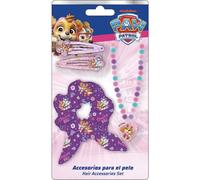 Paw Patrol - Set di accessori per capelli con clip, scrunchie e collana per bambini | Accessori per capelli con motivo Dream Big e personaggi Nickelodeon