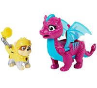 Paw Patrol, Rescue Knights Rubble und Dragon Blizzie Actionfiguren-Set, Scuola d'infanzia, 6063595