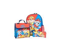 Paw Patrol Set di borse per il pranzo e astuccio, per bambini, set da 3 pezzi per il rientro a scuola con Chase Marshall e Rubble