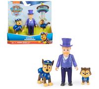 PAW Patrol, Set di personaggi Paw Patrol Chase & Sindaco Humdinger, giocattoli per bambini e bambine da 3 anni in su
