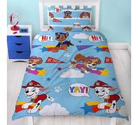 Paw Patrol Frigo Singolo Copripiumino e Federa Set 2-in-1 Design Bambini Letto