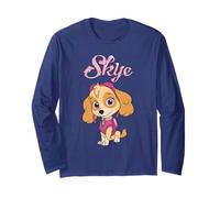 Paw Patrol Skye Action Pose Salvataggio Cucciolo Carino Cartoon Artwork Maglia a Manica