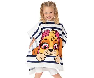 Paw Patrol Skye Asciugamano Poncho Ragazze Bianco Beach Telo da Bagno