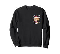 Paw Patrol Skye Left Chest Christmas Hat And Candy Cane Felpa