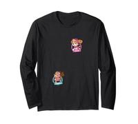 Paw Patrol Skye Liberty Duo Star Badge Icons Maglia a Manica