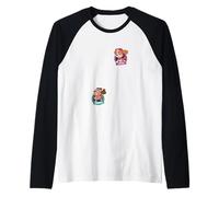 Paw Patrol Skye Liberty Duo Star Badge Icons Maglia con Maniche Raglan