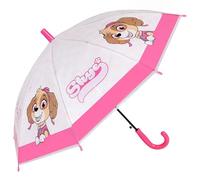 Paw Patrol Skye Ombrello automatico pieghevole rosa e bianco, per ragazze