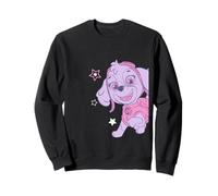 Paw Patrol Skye Pastel Sketch With Star Accents Felpa