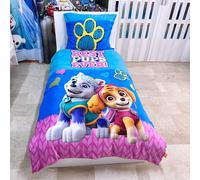 Paw Patrol Skye Set Letto Singolo Copripiumino Federa Flanella Pile di Corallo