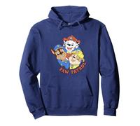 Paw Patrol Smiling Pups Retro Badge Design Felpa con Cappuccio