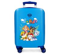 Paw Patrol So Fun Valigia da cabina blu 33 x 50 x 20 cm rigida ABS chiusura a combinazione laterale 28,4 l 2 kg 4 ruote doppie bagaglio a mano, blu, Valigia cabina