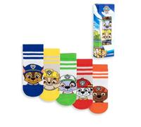 Paw Patrol Socks 5 Pack Kids Boys Toddlers Characters Multicolour Footwear