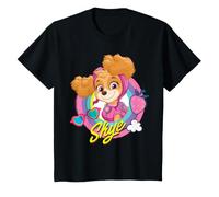 Paw Patrol - Spilla per Bambini, Motivo: Skye Staying Cool Super Rescue Maglietta
