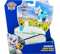 PAW Patrol , spazzaneve di Everest, veicolo giocattolo con action figure da collezione, giocattoli orientati alla sostenibilità per bambini e bambine dai 3 anni in su