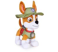 Paw Patrol Talking Tracker 12-Inch Tall Interactive Plush Toy with Music, Sounds and Bilingual Phrases Stuffed Animals, Kids Toys for Ages 3 and up
