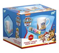 PAW PATROL Tazza da dipingere tazza da colorare con i motivi incl. 6 colori diversi e pennelli