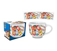 PAW PATROL Tazza Friendship Fun! bianca stampata, in 100% gres porcellanato, capacità circa 350 ml.