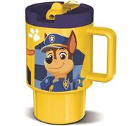 Paw Patrol, tazza di plastica con coperchio, per bambini, 530 ml