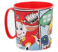 Paw Patrol - Tazza riutilizzabile per microonde, 390 ml, in plastica