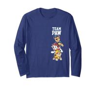 Paw Patrol Team Paw Pup Stack Trio Cute Smiles Maglia a Manica