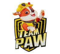 Paw Patrol Team Paw Rubble - Toppe termoadesive Patch Toppa ricamate