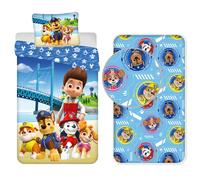 Paw Patrol Team Set Letto Singolo Biancheria Copripiumino Federa Lenzuola