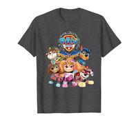 Paw Patrol: The Mighty Movie Group Maglietta, Uomo, Grigio Scuro, 5XL
