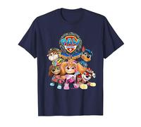 Paw Patrol: The Mighty Movie Group Maglietta, Uomo, Navy, XXL