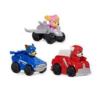 Paw Patrol The Movie 2 Set con 3 Mini Veicoli Pupazzi Auto