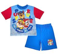 Paw Patrol The Power of Pups - Pigiama estivo per bambini, colore: blu, età 18 mesi - 5 anni, Blu, 3-4 Years