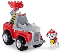 Paw Patrol | Veicolo Dino Rescue di Marshall | Camion dei Pompieri con Motore a retrocarica | Personaggio Dinosauro Misterioso Inclusi | Giochi Bambini dai 3 Anni in su