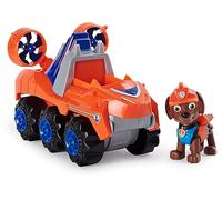 Paw Patrol | Veicolo Dino Rescue di Zuma | Veicolo motore a retrocarica | Personaggio Dinosauro Misterioso inclusi | Giochi bambini dai 3 anni in su