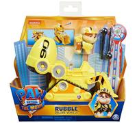 Paw Patrol, Veicolo e personaggio di Rubble FILM da collezione, giocattoli per bambini dai 3 anni in su
