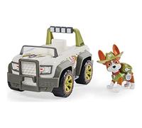 Paw Patrol, Veicolo Jungle di Tracker con Personaggio Collezionabile, per Bambini dai 3 Anni in su