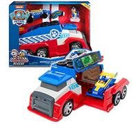 Paw Patrol Veicolo Mobile Pit Stop Team con Suoni, Pronto per Gare, Soccorso, per Bambini dai 3 Anni in su
