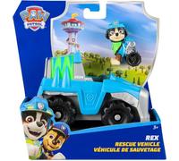 Paw Patrol veicolo salvataggio Dinosauri Rex Veicolo Base con Personaggio Inclus