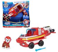 Paw Patrol, Veicolo Trasformabile Aqua Pups di Marshall per Avventure Marine, Personaggio di Marshall incluso, Giochi per Bambini e Bambine, 3+ anni