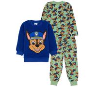 Paw Patrol Verde Chase Applique & All-Over Print Pigiama a maniche lunghe a gamb