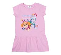 Paw Patrol - Vestito da bambina Adventure Awaits! Skye & Everest con maniche corte, colore: Rosa, Colore: rosa., 110-116 cm