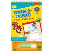 PAW Patrol Wasserzauber I Finde den Fehler. Einfach mit Wasser malen: Mal- und Rätselbuch mit Wassertankstift für Kinder ab 4 Jahren
