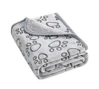 PAW PET COVESCET - Coperte per letti da cucciolo, cane accogliente morbido lavabile | Copertina di stampa in pile calda, extra comodo per cuccioli di cuccioli di cani di grande grande media gatti gatt
