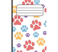 Paw Print Notebook - White: Grab your paw-printed notebook today and bring your ideas to life. It's more than just a notebook-it's a creative outlet for your imagination.