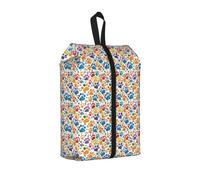 Paw Prints Art 1 Print - Borsa da viaggio per scarpe da uomo e donna, per palestra, campeggio, uso quotidiano, 1 pezzo., One Size, Organizer per borse