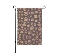 Paw Prints Art Pavilion bandiere con motivi, bandiere verticali da patio, adatte per balcone, giardino e portico.