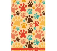 Paw Prints Journal: Notebook Journal For Teens and Adults | 120 Pages | Grey Lines | Glossy Cover | 6 x 9 In