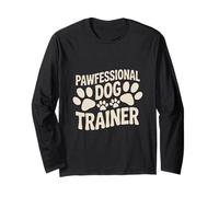 Paw Prints per Appassionati di addestramento di Cani Professionista Maglia a Manica