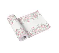 PAW Runner da Tavola Tessuto 40 cm x 24 m - Stagione Rosa | Decorazione per comunione, matrimonio, compleanno e battesimo, in carta Airlaid, assorbente, prefustellato ogni 120 cm